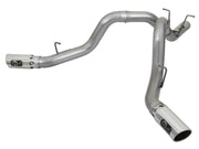 aFe 49-44086-P aFe Large Bore-HD 4in 409-SS DPF-Back Exhaust w/Dual Polished Tips 2017 GM Duramax V8-6.6L (td) L5P