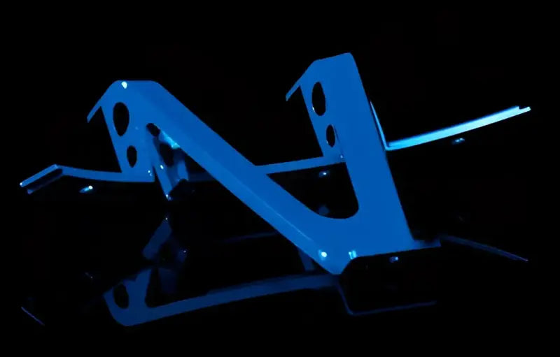 Blue metal bracket from Wheel Pros 827SS290P-BL Wheel Pros splitspoke 20x9 wheel