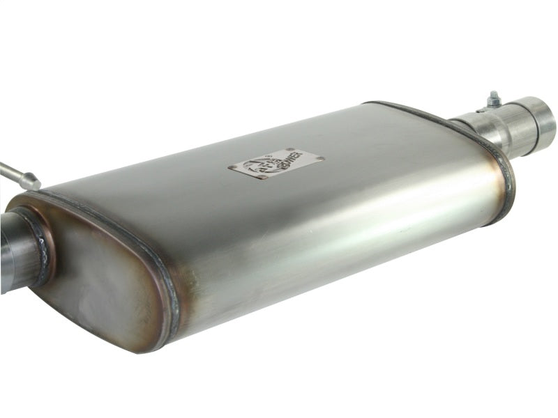 aFe 49-46223 aFe MACHForce XP Exhausts Cat-Back SS-409 EXH Jeep Wrangler TJ 97-06 I6-4.0L HT - 2.5 In.