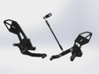 Vortex Racing 15-17 Yamaha FZ-07,18-24 Yamaha MT-07 Rear Set- Black - Vortex Racing