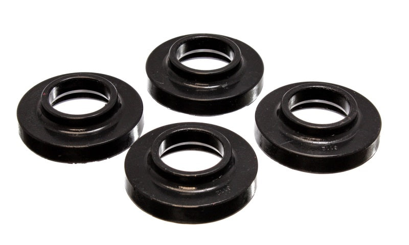 Energy Suspension 2.6103G Energy Suspension 97-06 Jeep Wrangler TJ / 84-01 Cherokee Black Front or Rear Coil Lift Isolator Set