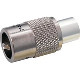 Silver coaxial cable connector for 83-1sp Gemeco with superior performance