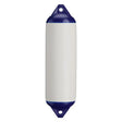 83-518-187 Polyform 8.2' X 30' Commercial Grade Fender - Durable marine fender with blue ends, designed for heavy-duty boat protection.