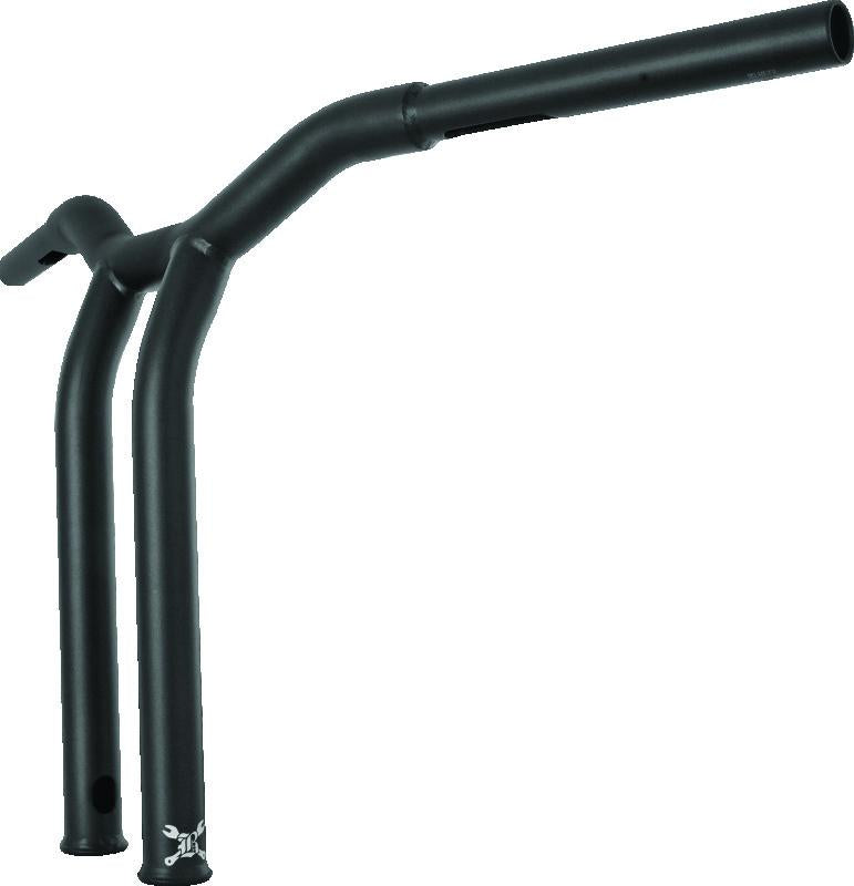 Burly Brand B12-6053SB Burly Brand Dominator Raked Bar 14in - Matte Black
