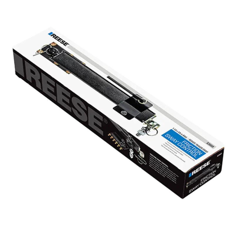 Reese black and silver sway-limiter hitch for weight distribution hitch sway control kit