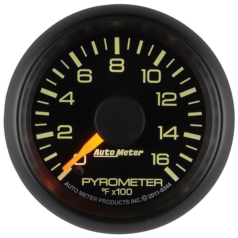 AutoMeter 8344 Autometer Factory Match GM 2-1/16in 1600 Degree Electric Pyrometer (EGT) Gauge - 8344
