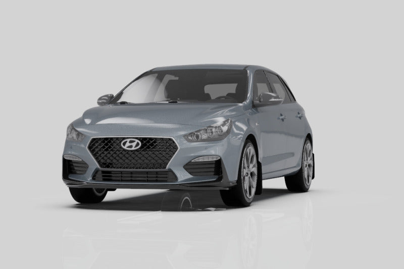 Rally Armor MF59-UR-BLK/GRY Rally Armor 2019+ Hyundai Elantra N Line UR Black Mud Flap w/ Grey Logo