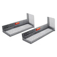 Two diamond-plated aluminum truck bed storage shelves from Owens Classicpro Series Diamond 4