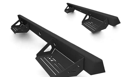 Black metal truck steps for 840121412876 Ici Stainles Aluminum Side Steps vehicle upgrades