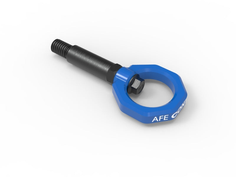 aFe 450-502001-L aFe Control Front Tow Hook Blue BMW F-Chassis 2/3/4/M