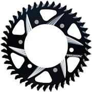 Black and silver motorcycle rear Cat5 sprocket 43t for Yam 530 chain upgrade