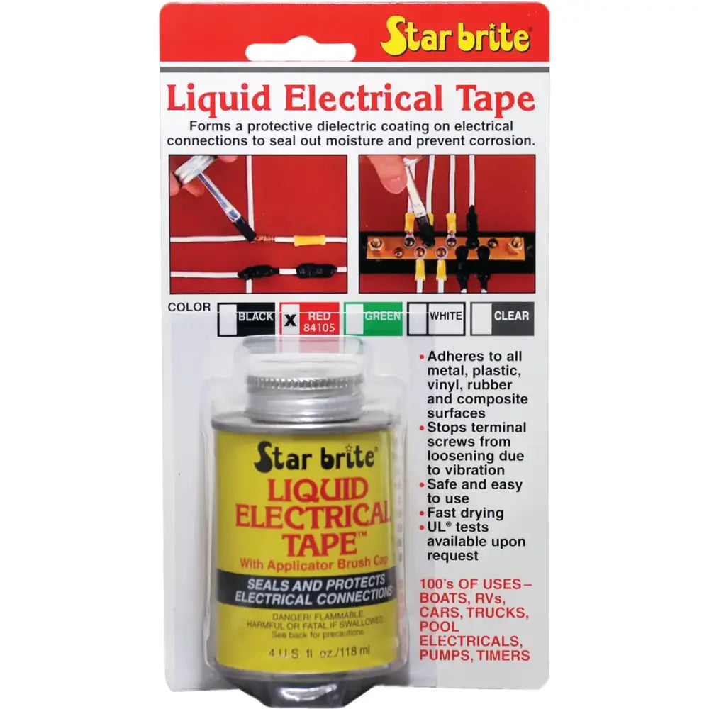 84105 Star Brite Liquid Electrical Tape Red 4 Oz 