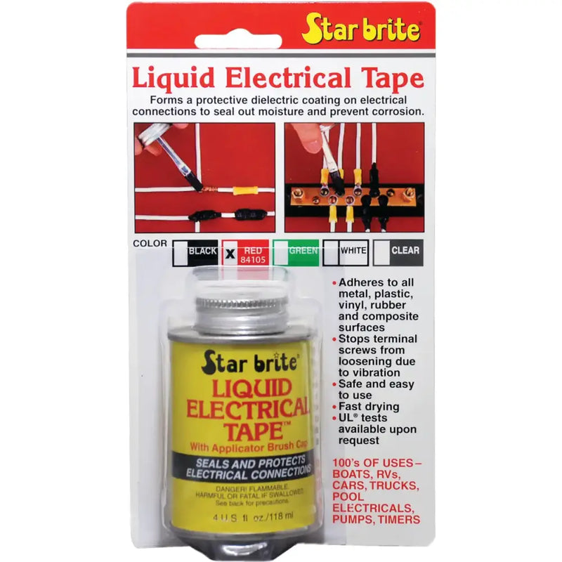 84105 Star Brite Liquid Electrical Tape Red 4 Oz 