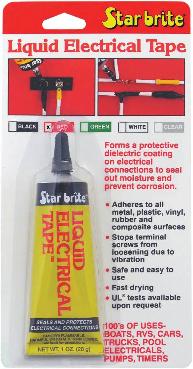 84155 Star Brite Liquid Electrical Tape Red 1 Oz 