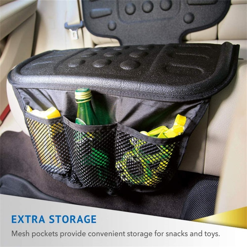 3D MAXpider 3153L-09 3D MAXpider Universal Black Child Seat Protector With Storage Pouches