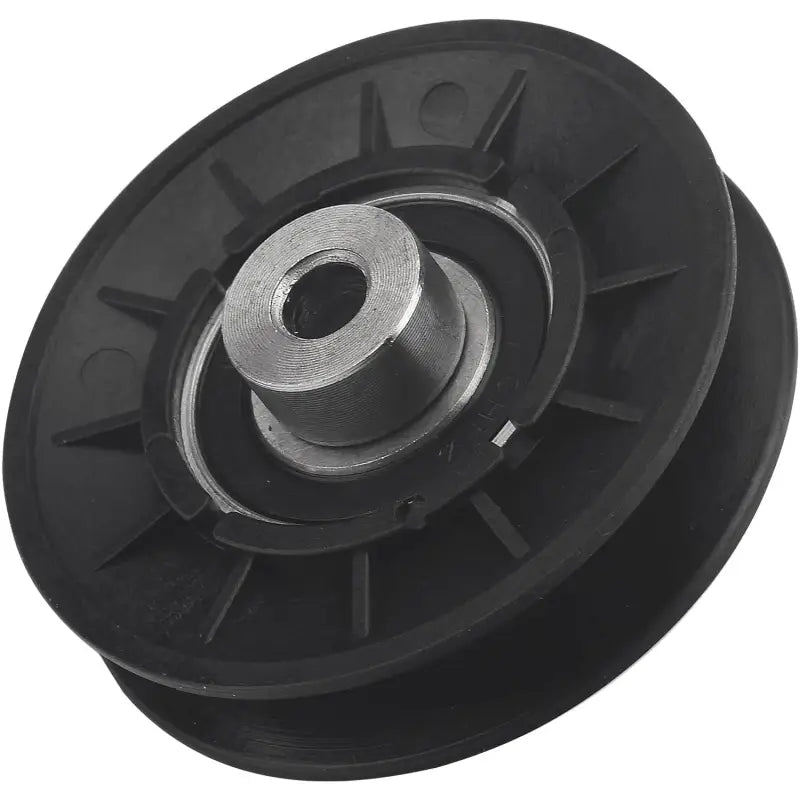 Black plastic pulley with metal hub for Champion Small Engine parts