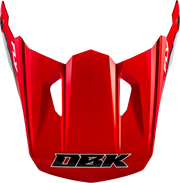 Kinetic Dbk Helmet Visor Red/Black/Grey Xl/2x