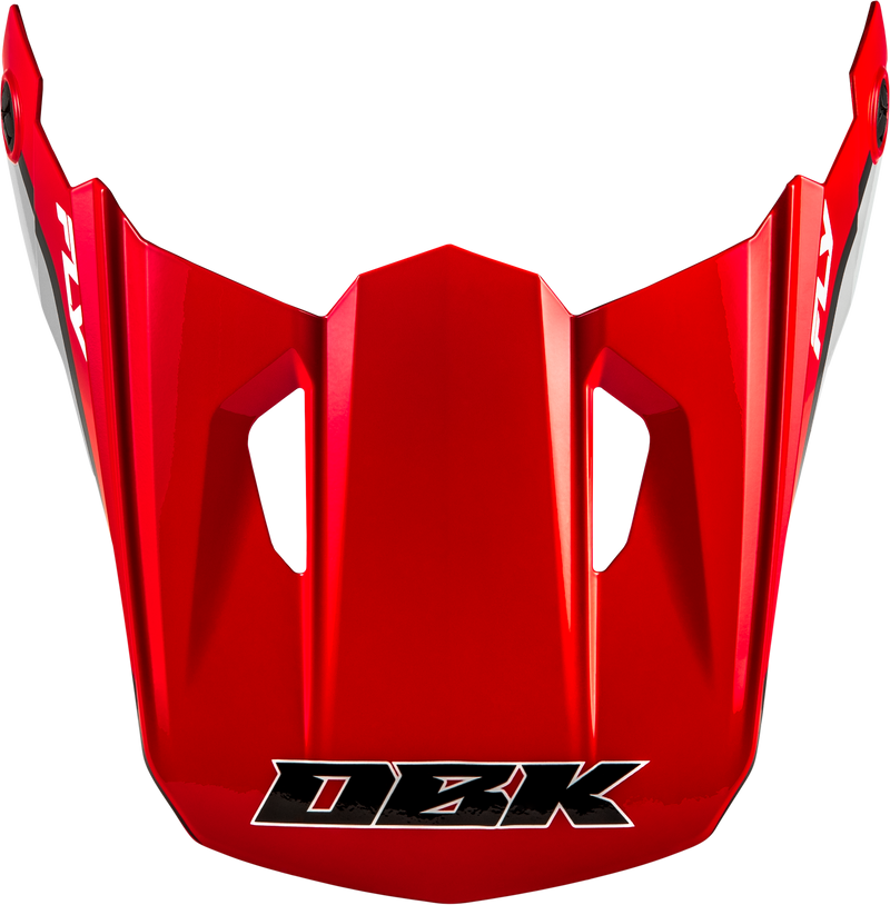 Kinetic Dbk Helmet Visor Red/Black/Grey Xs/Sm
