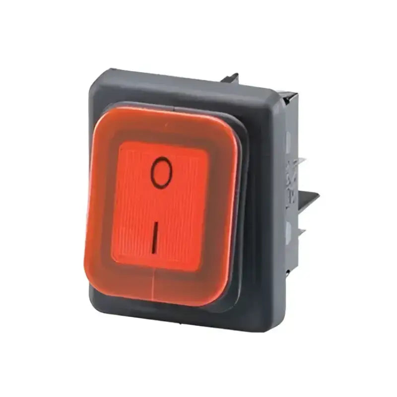 Red illuminated rocker switch on 84823 Dorman Rocker Switch WP, perfect Dorman rocker switch choice