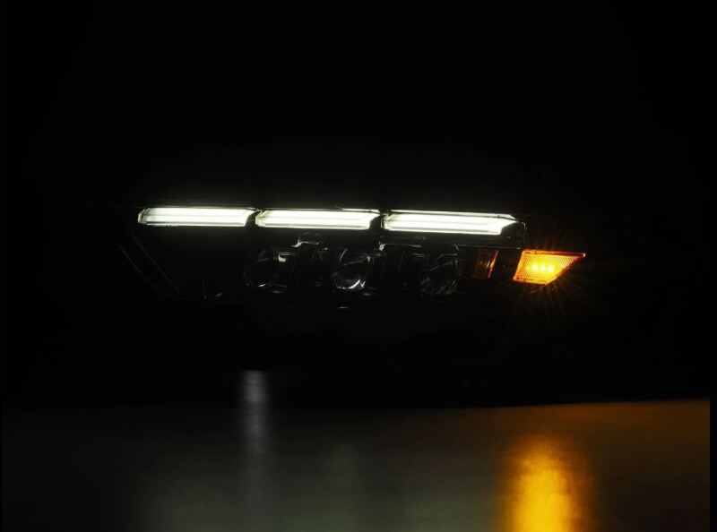 AlphaRex 880261 AlphaRex 15-17 Ford Mustang NOVA LED Proj Headlights Alpha Black w/Activ Light/Seq Signal/Switch DRL - 880261