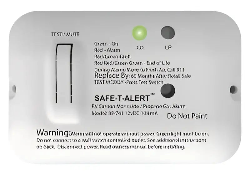 85-741-WT-TR MTI Combination Carbon Monoxide/Propane detector. Dual gas detection for home or RV safety. Advanced sensors, easy installation, compact. Ideal for RV, Automotive, Powersports, off-road, marine, exterior, truck accessories, interior, truck bed, rv parts, RV LP Gas, AVADA - Best Sellers, Must Haves.