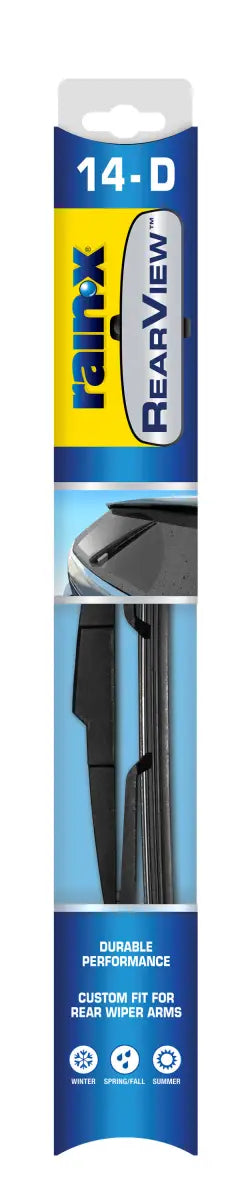 Rain-X Rearview Rear Wiper Blade for clear visibility, designed for rear windshields, ideal for RV, automotive, powersports, off-road, marine, exterior,truck accessories, interior, truck bed, rv parts, Exterior, Exterior Parts & Accessories, AVADA - Best Sellers