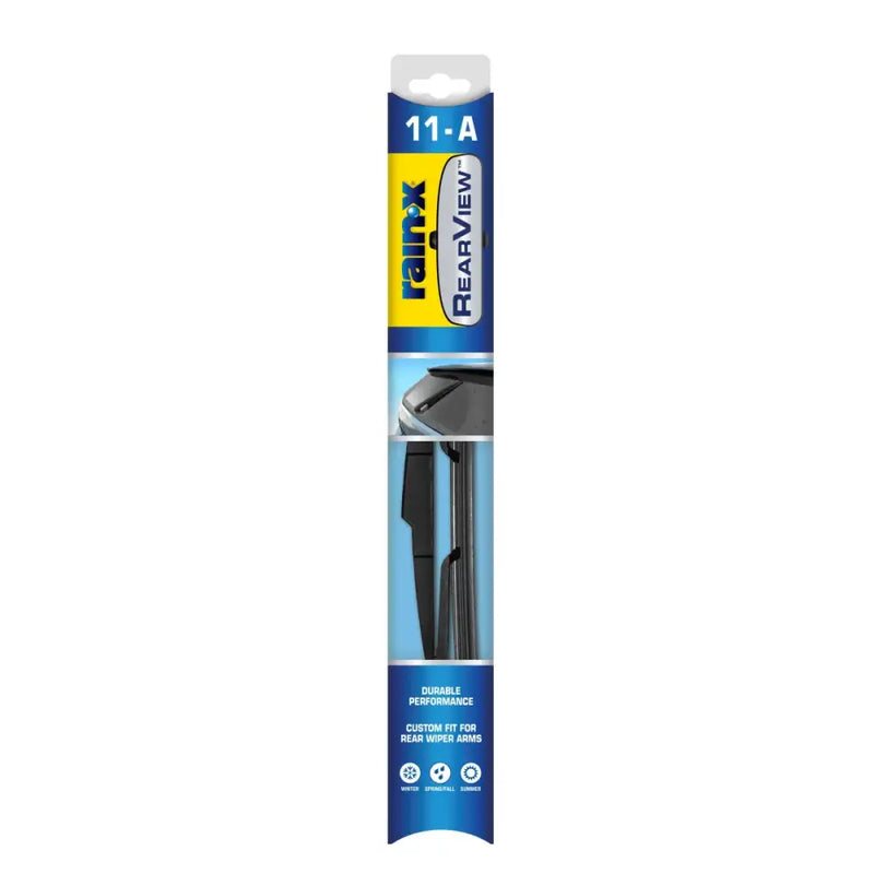 Rain X Rain-X Rearview Rear Wiper Blade in packaging, designed for high performance in adverse weather, durable, easy to install, compatible with many vehicle models, RV, Automotive, Powersports, off-road, marine, exterior, truck accessories, interior, truck bed, rv parts, Exterior, Exterior Parts & Accessories, AVADA - Best Sellers