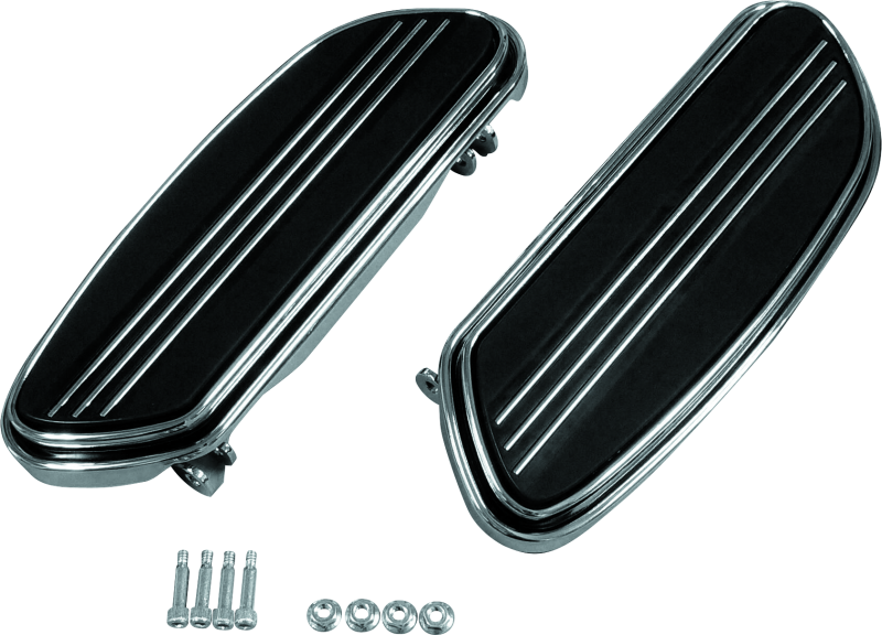 Bikers Choice 86-20 Touring 86-17 FLST 12-16 FLD Chrome Floorboard Kit Replaces H-D 50631-04 Pr - RV and Auto Parts