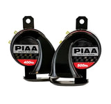 Dual tone 85110 Valeo 115Db 400Hz and 500Hz sports horn for vehicle sound upgrade, black with red and white labeling, high-quality construction for reliability and longevity.