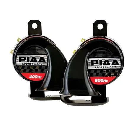Dual tone 85110 Valeo 115Db 400Hz and 500Hz sports horn for vehicle sound upgrade, black with red and white labeling, high-quality construction for reliability and longevity.