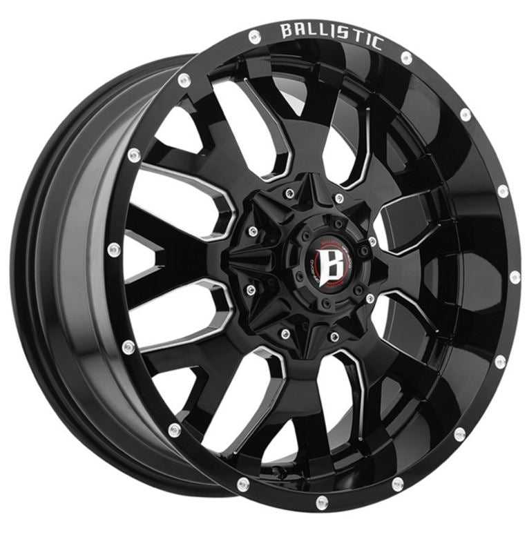 853290267+12GBX Ballistic Wheels Wheel 20 Inch Diameter x 9 Inch Width