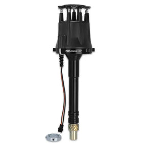 Black MSD Distributor 85505 for Chevy, high-performance ignition system, sleek finish, precision-machined, maximizes engine power, AVADA - Best Sellers,Must Haves