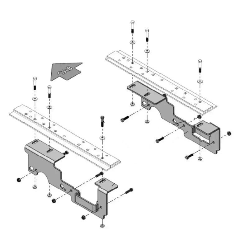 8553021 Demco Frame Bracket Kit Mount 5Th Wheel - Fifth Trailer Hitch
