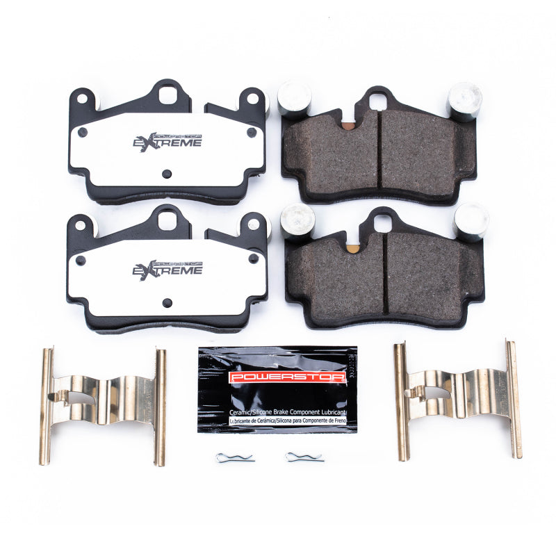 PowerStop Z26-978 Power Stop 07-15 Audi Q7 Rear Z26 Extreme Street Brake Pads w/Hardware