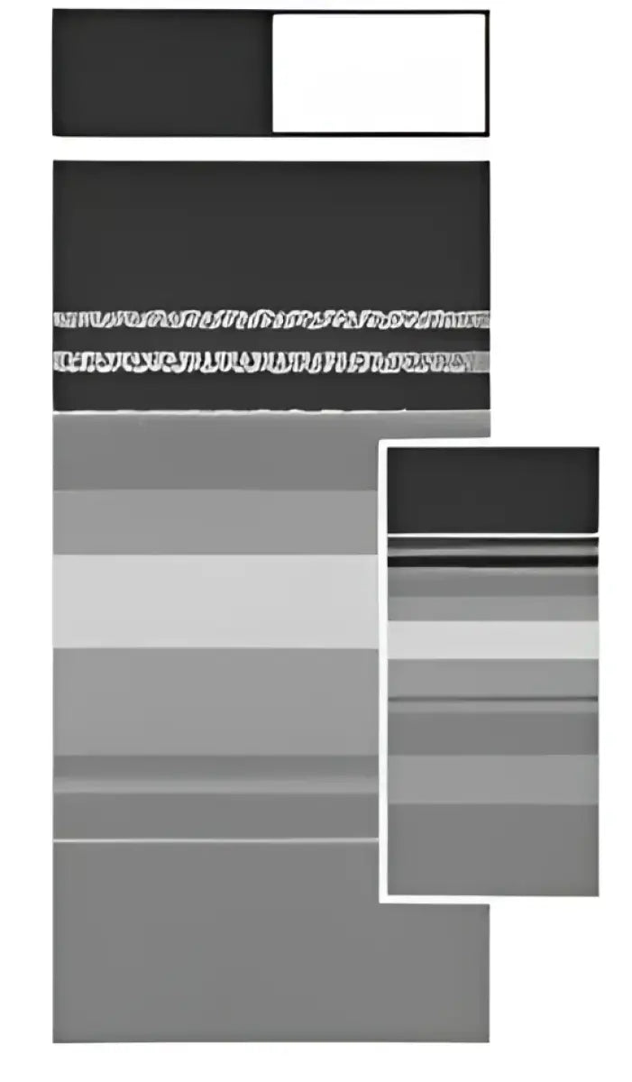 Layered sedimentary rock column image for 86128D8D Carefree Fiesta-Blk display