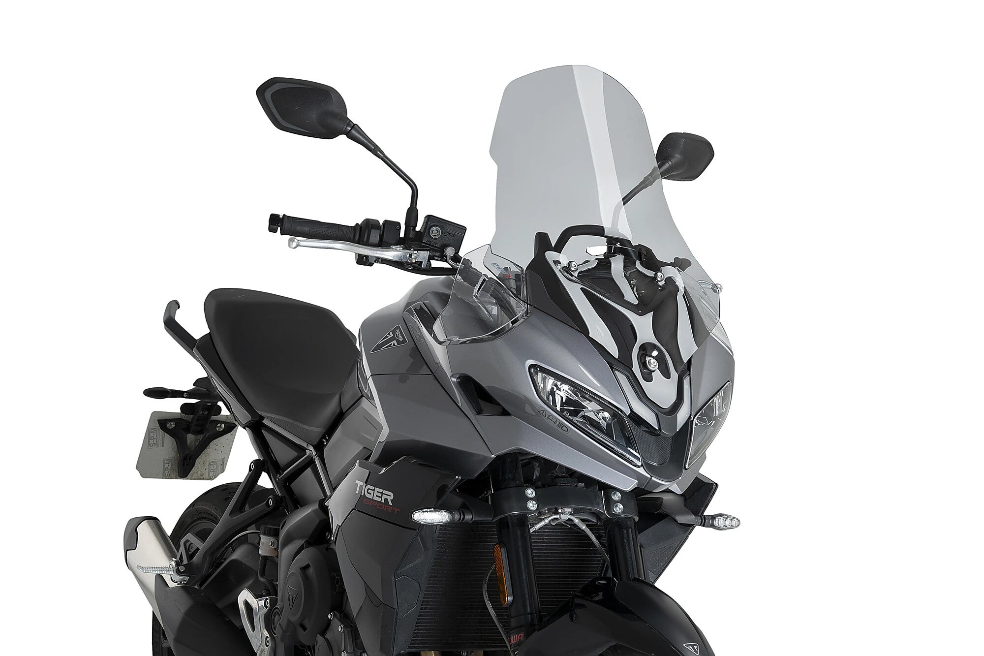 Puig Touring Windscreen Windshield/Windscreen 22521H - Smoke Tri