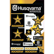 862-4070101 D-Cor Husqvarna Racing Decal Hus Racing Decal Sheet