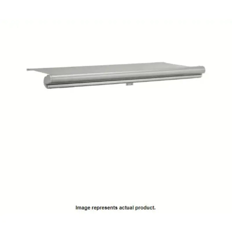 Silver-toned Dometic FCVR SLD shelf with towel bar for 96 inch models