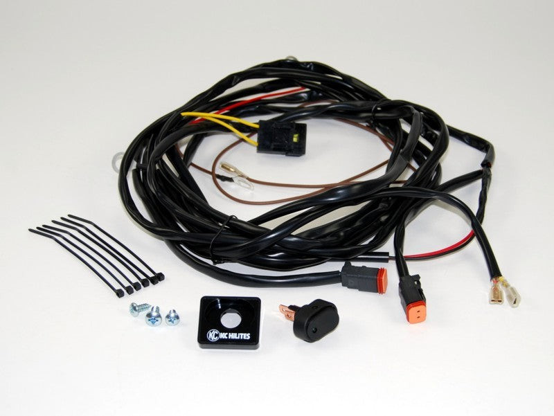 KC HILITE 6308 HARNESS 2-PIN W/SWITCH