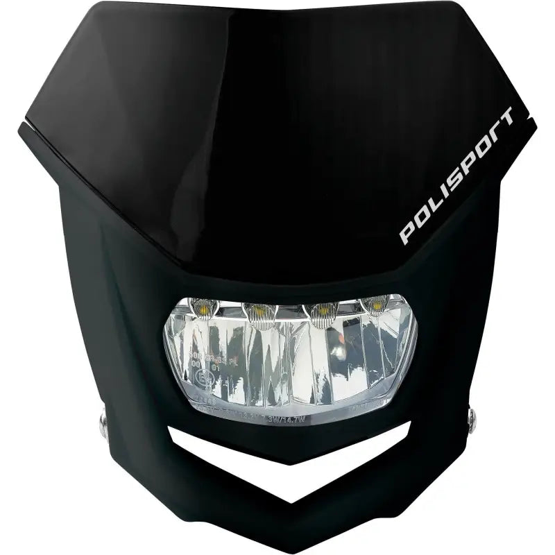 8667100011 Polisport Halo Headlight Led Black/Black - RV and Auto Parts