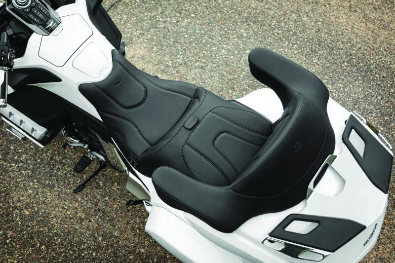 Mustang Motorcycle 79920 Mustang 18-19 Honda Gold Wing GL1800 Standard Touring 1PC Seat w/Driver Backrest - Black