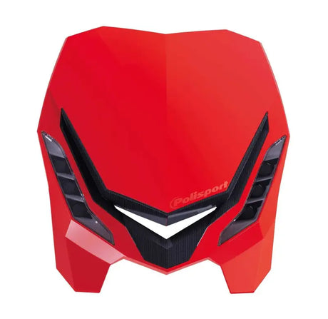 POLISPORT 8670800004 E Blaze Headlight Red/Black