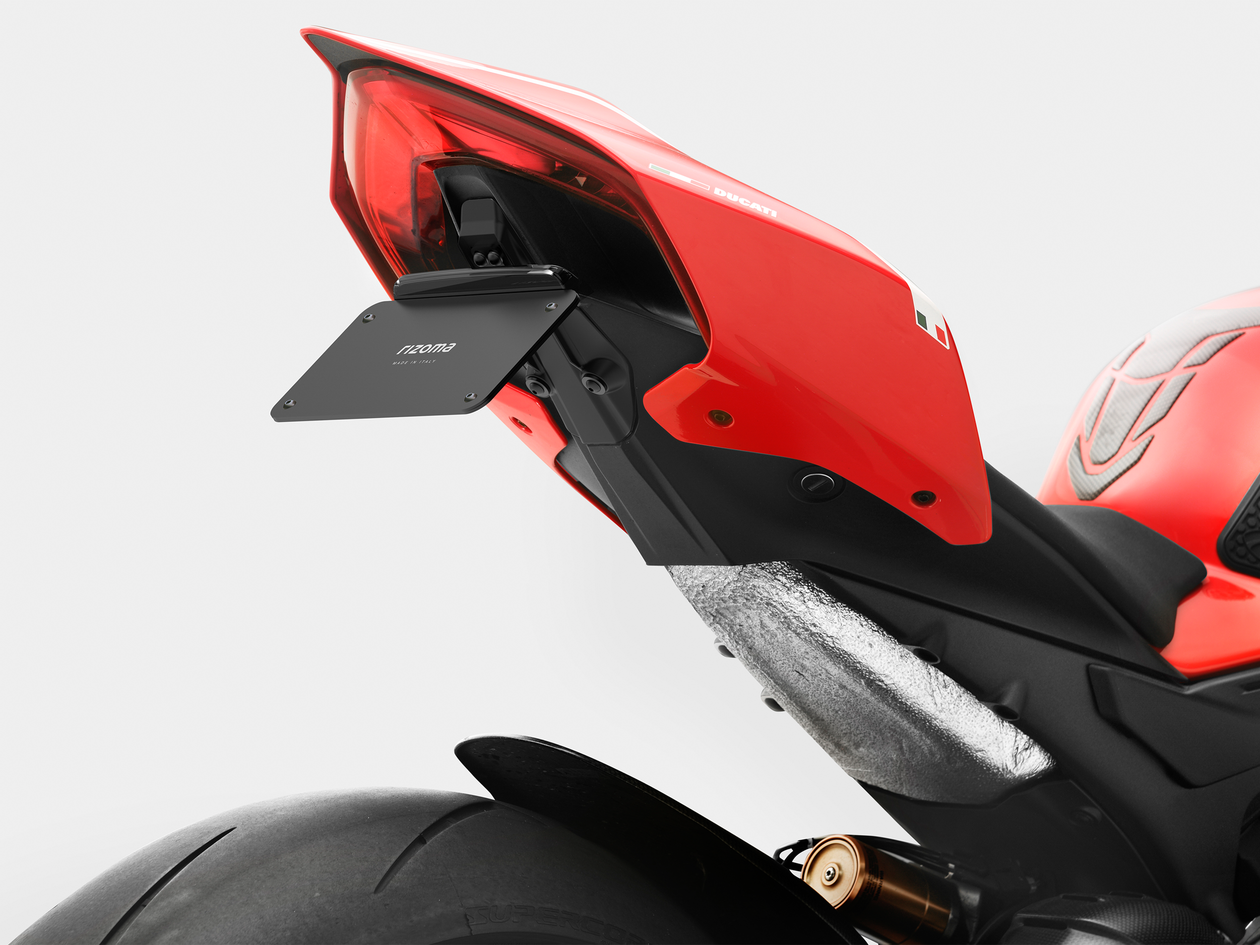 Rizoma Flat-Out Fender Eliminator Body PTU010B - Flat-OUT Duc