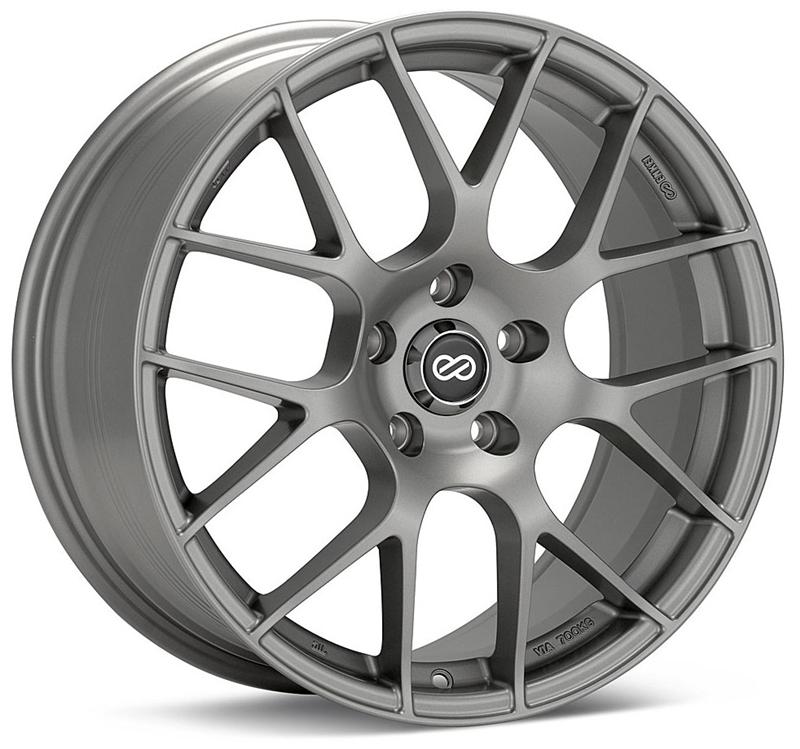 Enkei 467-895-1235BK Enkei Raijin 18x9.5 35mm Offset 5x120 Bolt Pattern 72.6 Bore Diameter Matte Black Wheel