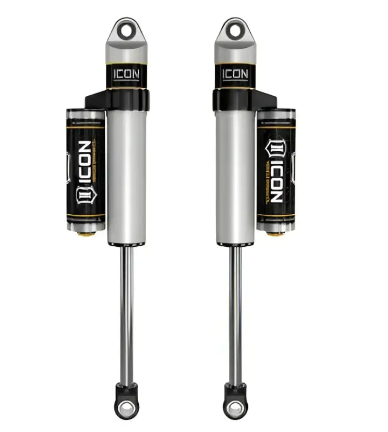 ICON 87705P Titan Xd shock absorbers with piggyback reservoir, 0-1.5' adjustable lift height, 2.5-inch body.
