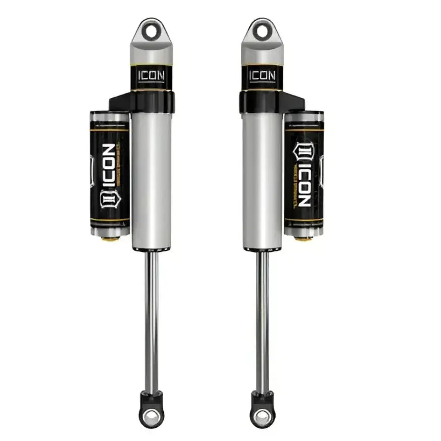 ICON 87705P Titan Xd shock absorbers with piggyback reservoir, 0-1.5' adjustable lift height, 2.5-inch body.