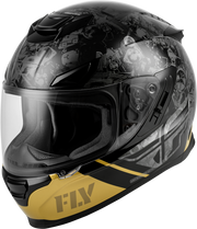 Sentinel Mech Helmet Black/Grey/Gold Md