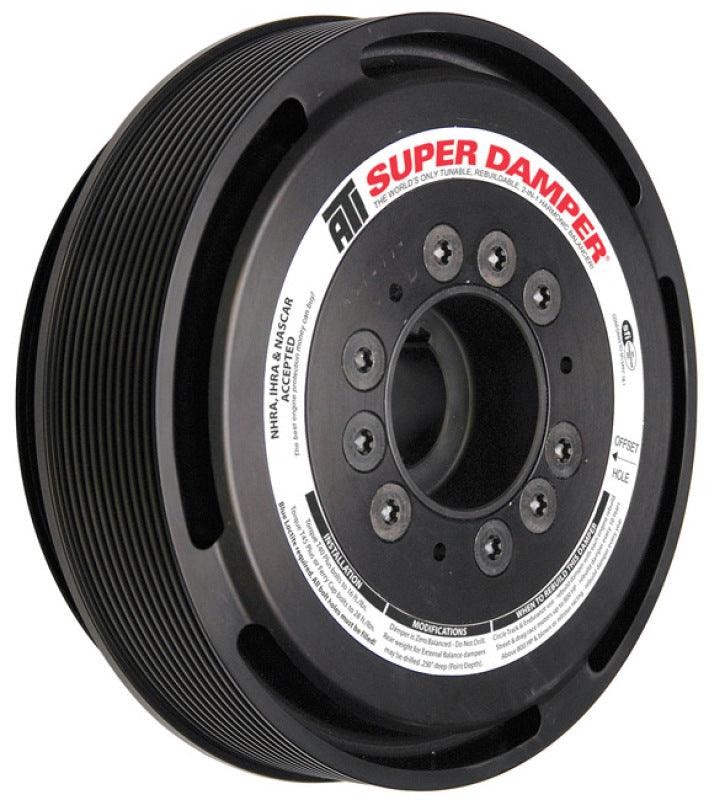 ATI ATI917304 ATI Damper - 7.48in - Alum - 6 Grv - LS1/2/3/6/L76 97-13 - Y Body & SS & G8 - 28T 8mm HTD - 3 Ring - ATI917304