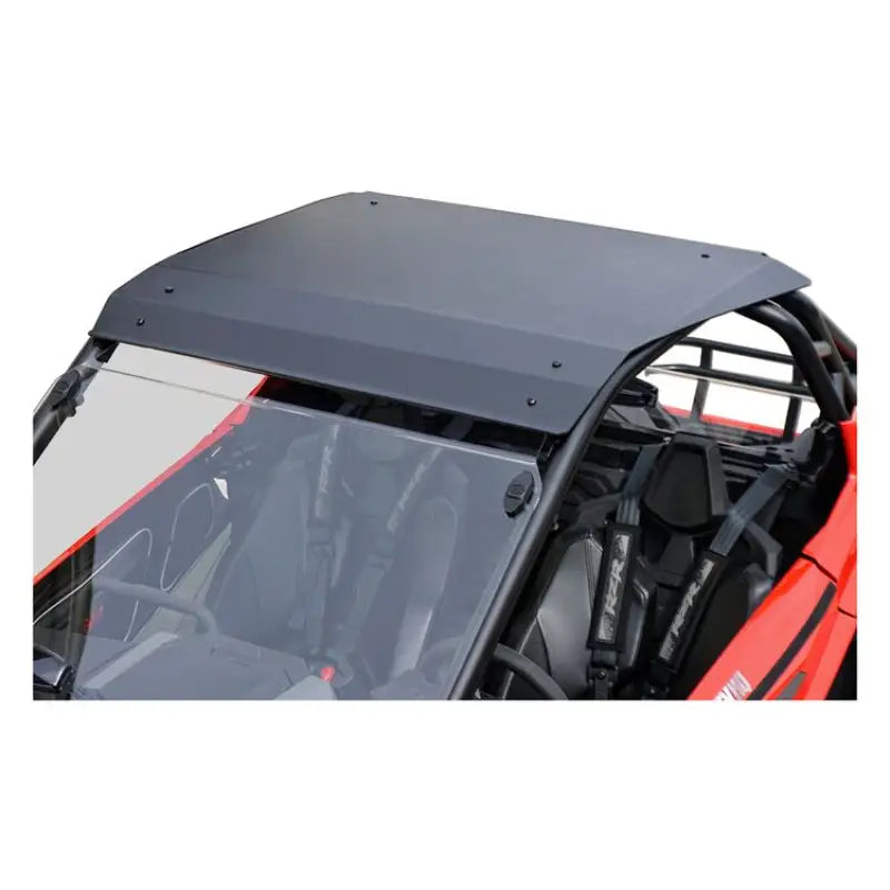 Black ABS roof for UTV with spike solid black design on 88-4600 Spike Roof Abs Black Pol