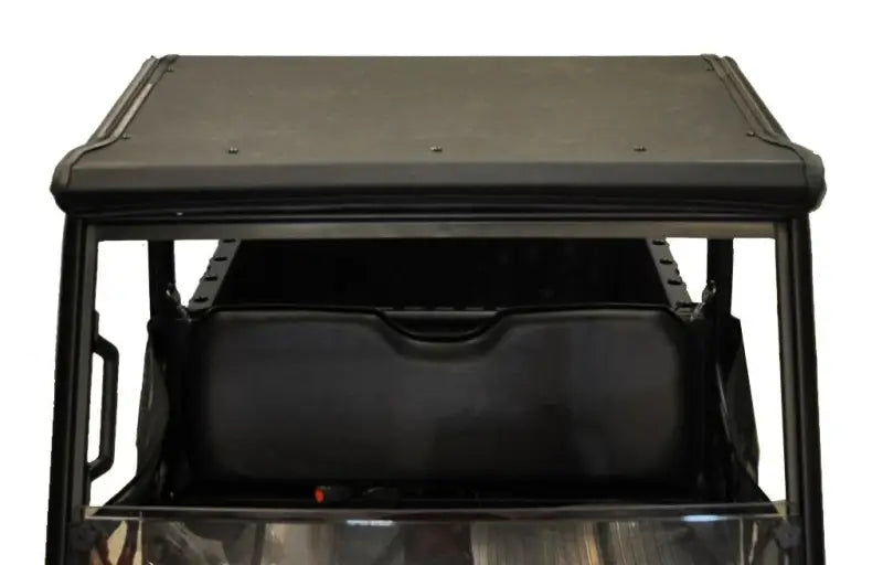 Black golf cart roof and seat with 88-5220BBS Spike Abs Roof for 88-5220BBS Spike models